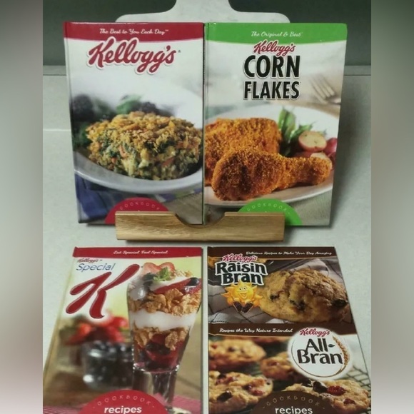 Vintage Kelloggs Cereal Cookbooks Kellogg’s, Corn Flakes, Special K, Raisin Bran - Picture 1 of 6